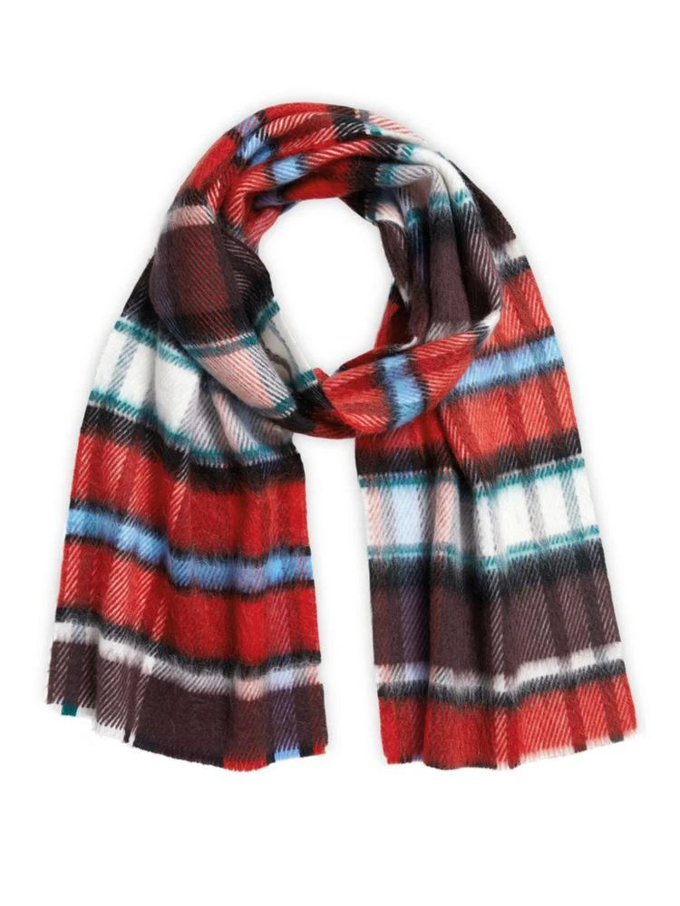 商品Burberry|Mohair Check Oversized Scarf,价格¥1225,第2张图片详细描述