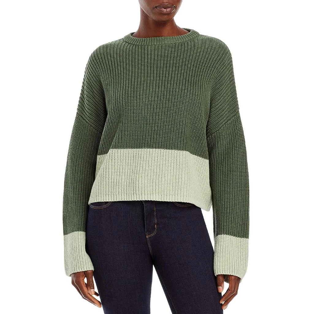 商品525 America|525 America Womens Colorblock Cotton Pullover Sweater,价格¥154,第2张图片详细描述