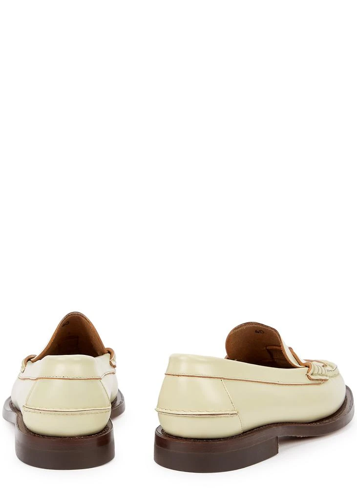 商品Hereu|Nombela cream leather loafers,价格¥3346,第3张图片详细描述