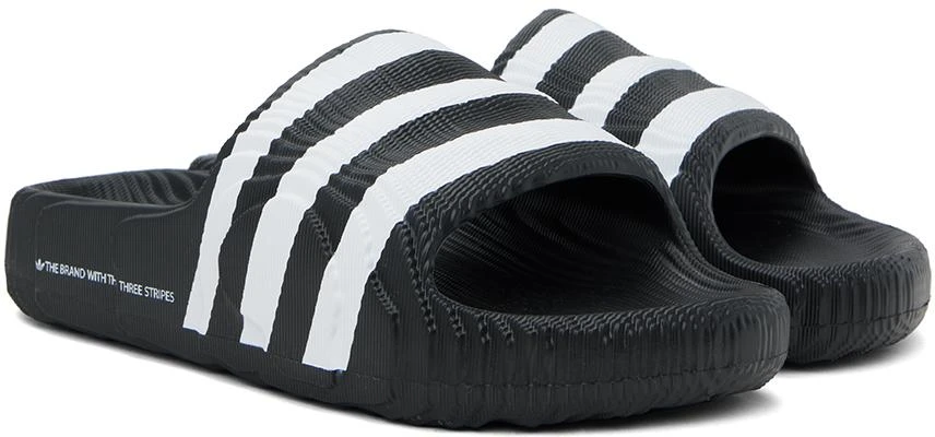 商品Adidas|Black & White Adilette 22 Slides,价格¥443,第4张图片详细描述