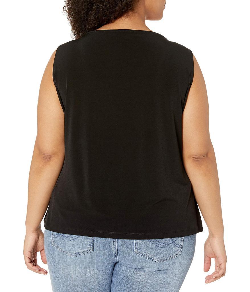 商品Calvin Klein|Women's Plus Size Pleat Neck Cami,价格¥347,第4张图片详细描述