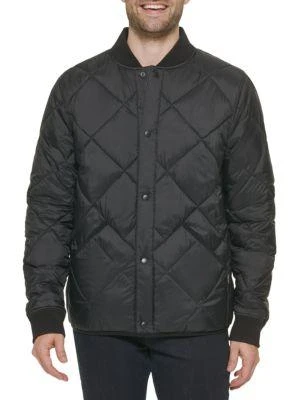 商品Calvin Klein|Reversible Quilted Snap Front Bomber,价格¥679,第1张图片