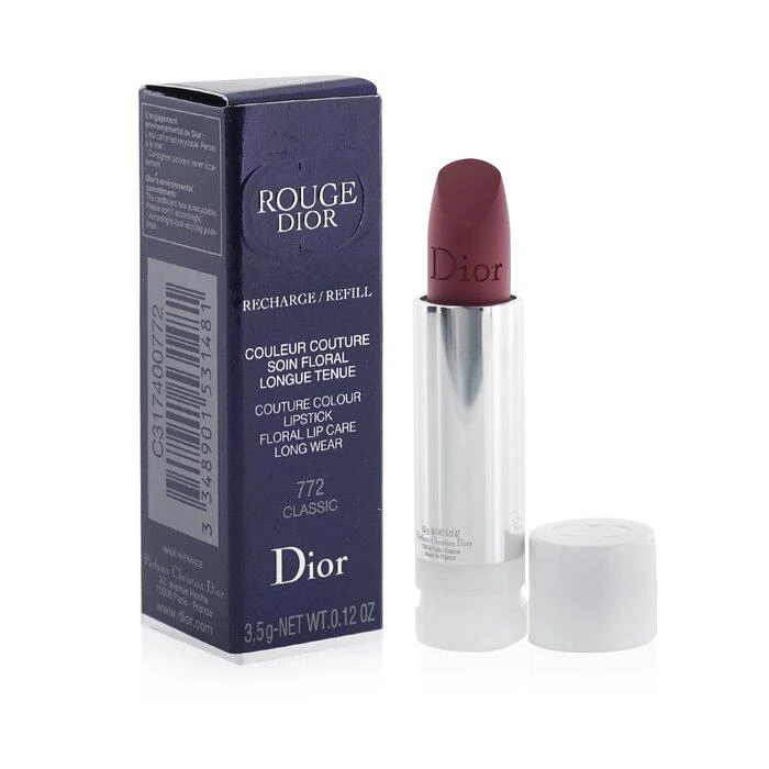 商品Dior|Christian Dior 烈艳蓝金唇膏 替换芯 - # 772 Classic (哑光) -772 Classic (哑光)(3.5g/0.12oz),价格¥388,第2张图片详细描述