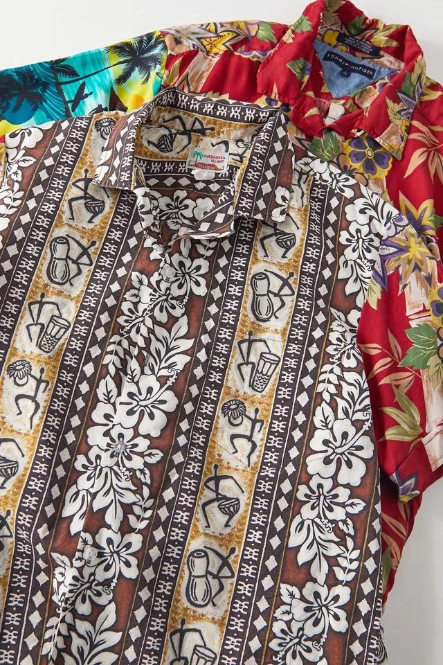 商品Urban Renewal|Urban Renewal Remade Pieced Tropical Shirt,价格¥75,第2张图片详细描述