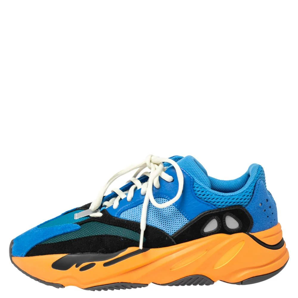 商品YEEZY|Yeezy x Adidas Multicolor Mesh and Suede Boost 700 Wave Runner Sneakers Size 43 1/3,价格¥2021,第2张图片详细描述