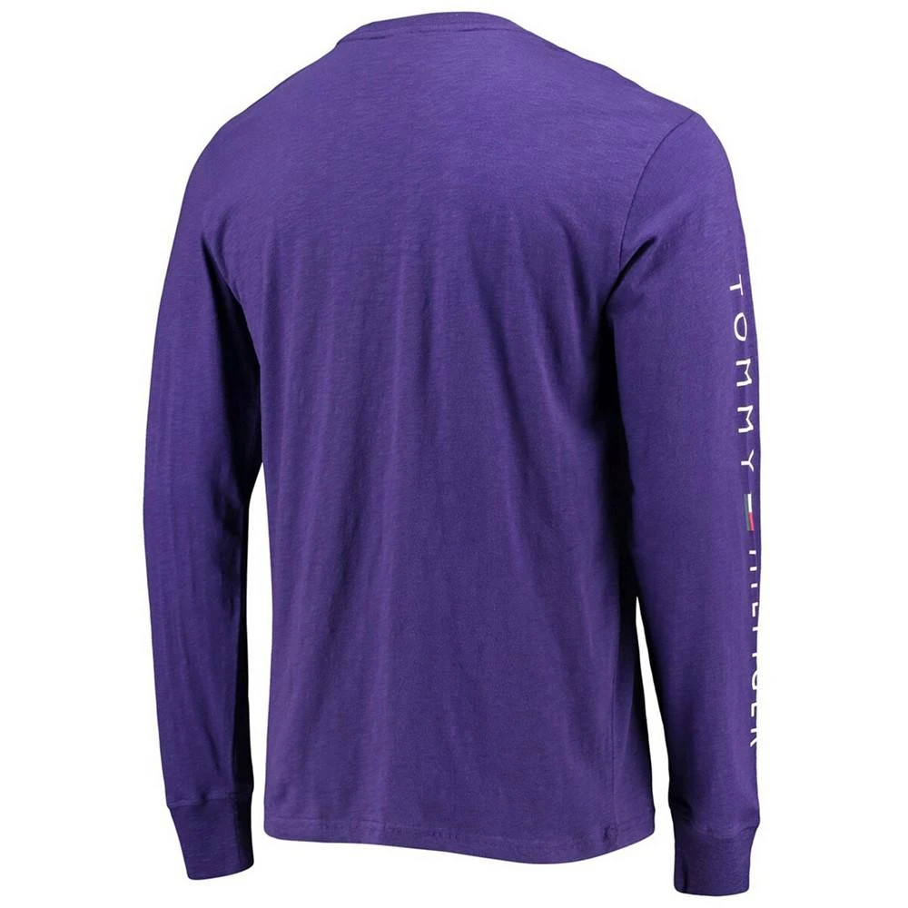 商品Tommy Hilfiger|Men's Purple Baltimore Ravens Peter Long Sleeve T-shirt,价格¥486,第3张图片详细描述