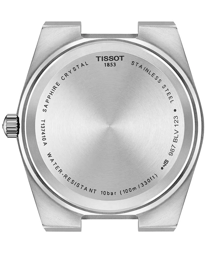 商品Tissot|Men's Swiss Automatic PRX White Rubber Strap Watch 40mm,价格¥2851,第3张图片详细描述