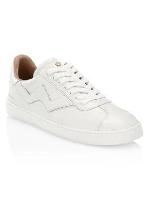 商品Stuart Weitzman|Daryl Leather Sneakers,价格¥713,第3张图片详细描述