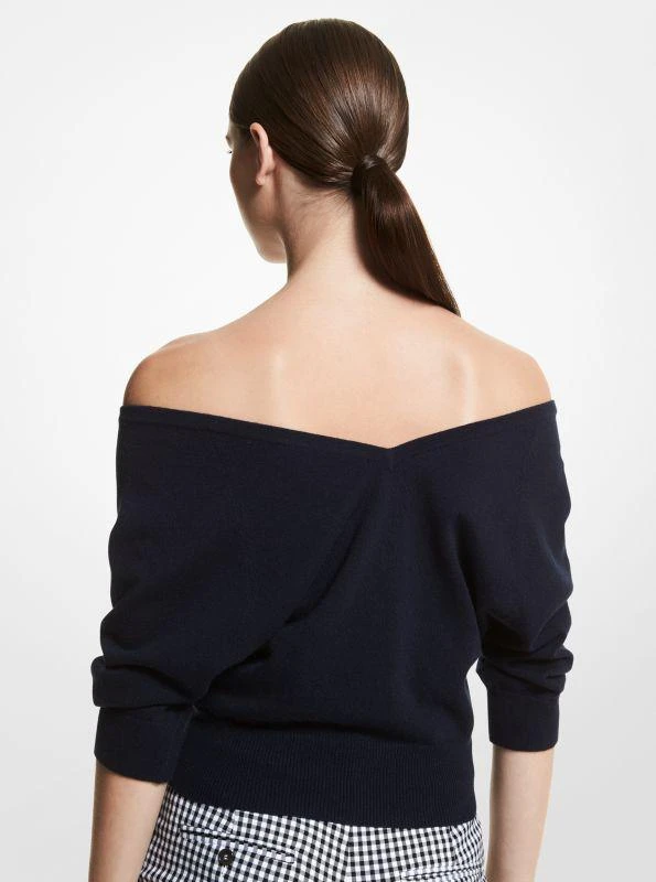 商品Michael Kors|Cashmere Off-The-Shoulder Sweater,价格¥3104,第2张图片详细描述