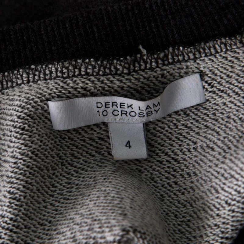 商品[二手商品] Derek Lam|10 Crosby Derek Lam Grey and White Knit Striped Layered Sleeveless Blouse S,价格¥1238,第5张图片详细描述