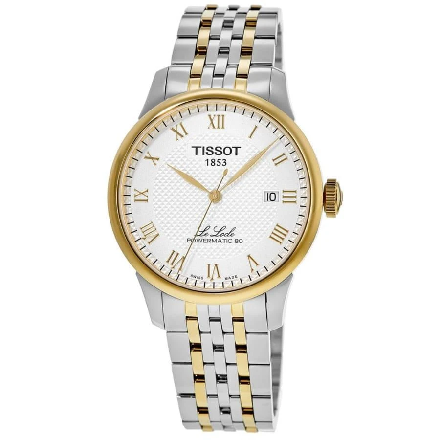 商品Tissot|Le Locle Powermatic 80 Silver Dial Two-Tone Men's Watch T006.407.22.033.01,价格¥5074,第1张图片