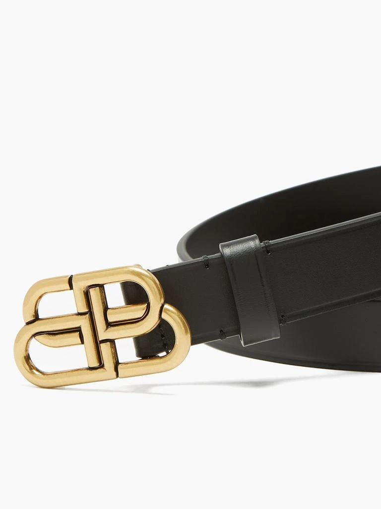 商品Balenciaga|BB-logo leather belt,价格¥3268,第2张图片详细描述