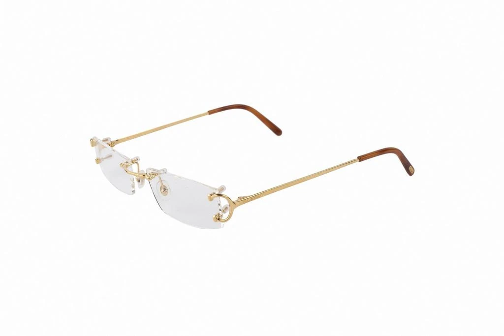 商品Cartier|Cartier Rimless Rectangular Frame Glasses,价格¥6250,第2张图片详细描述