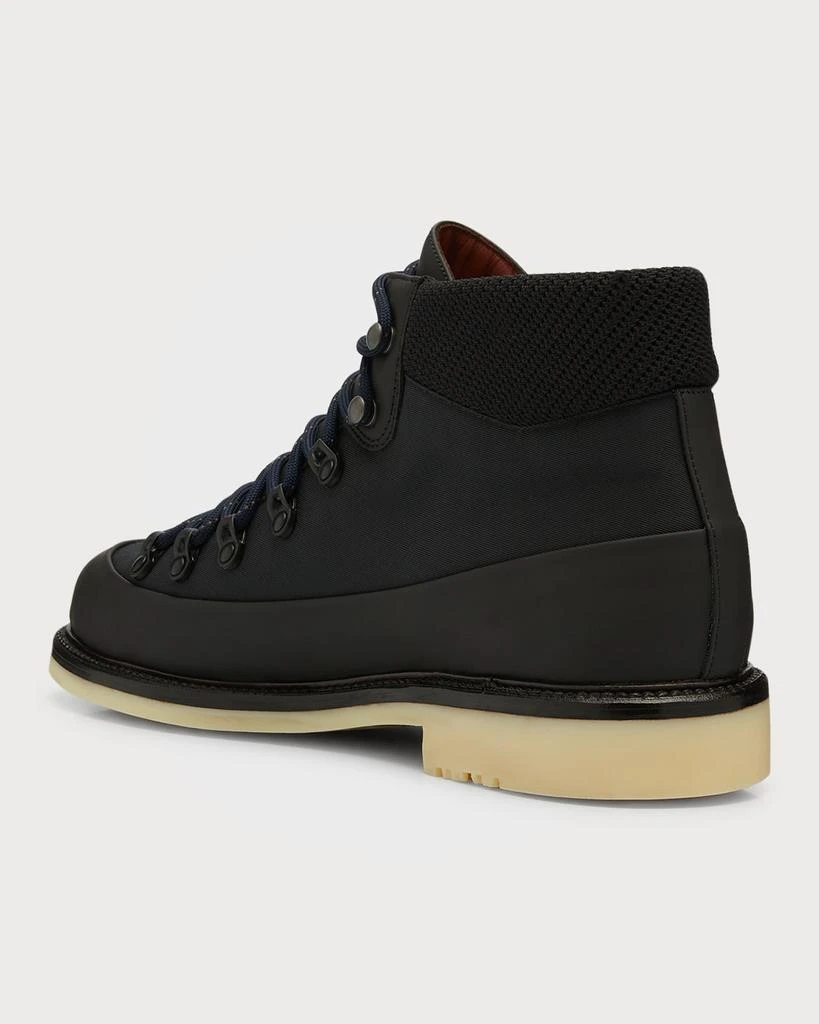 商品Loro Piana|Men's Laax Walk Nylon Lace-Up Rain Boots,价格¥16400,第4张图片详细描述