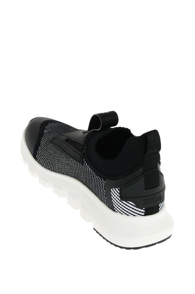 商品Zegna|Ermenegildo zegna men's silver other materials slip on sneakers,价格¥3156,第3张图片详细描述