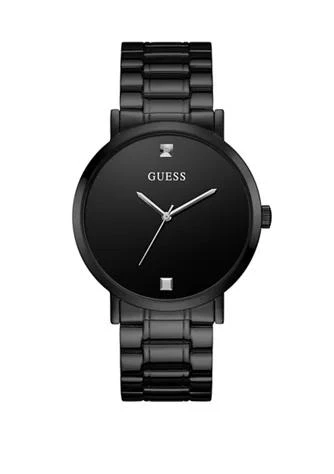 商品GUESS|Mens Supernova Black Ion Plated Dial Watch,价格¥834,第1张图片