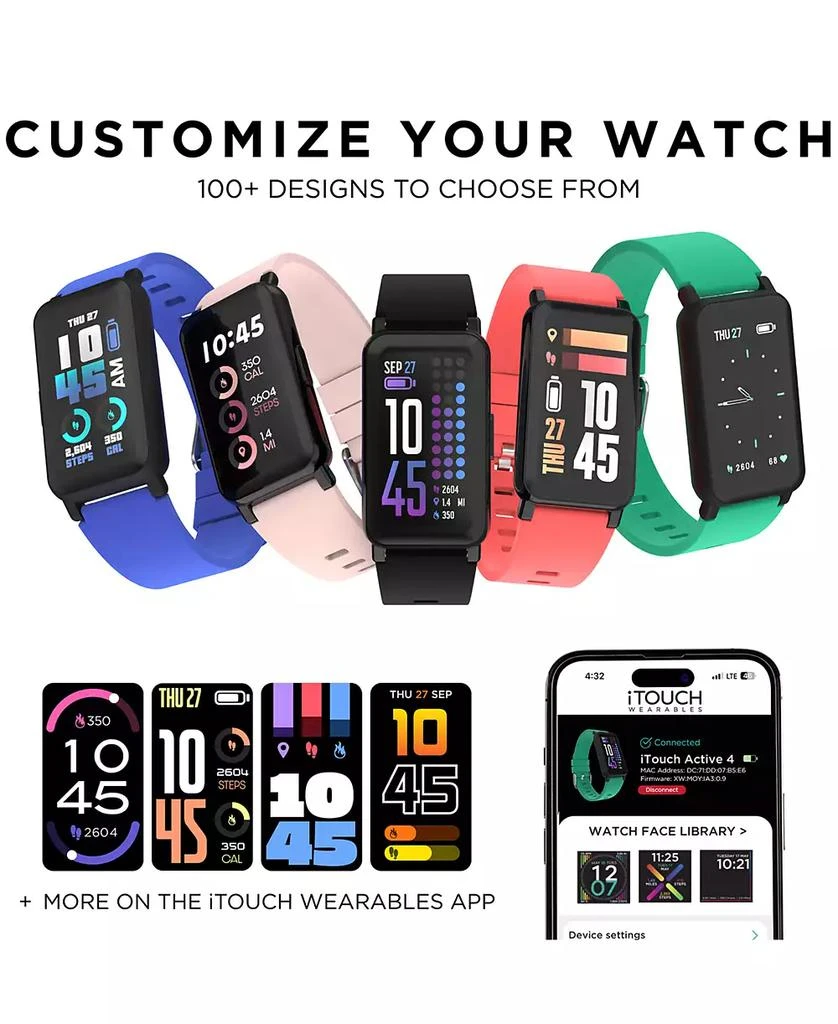 Active 4 Unisex Silicone Strap Fitness Tracker 42.7mm 商品