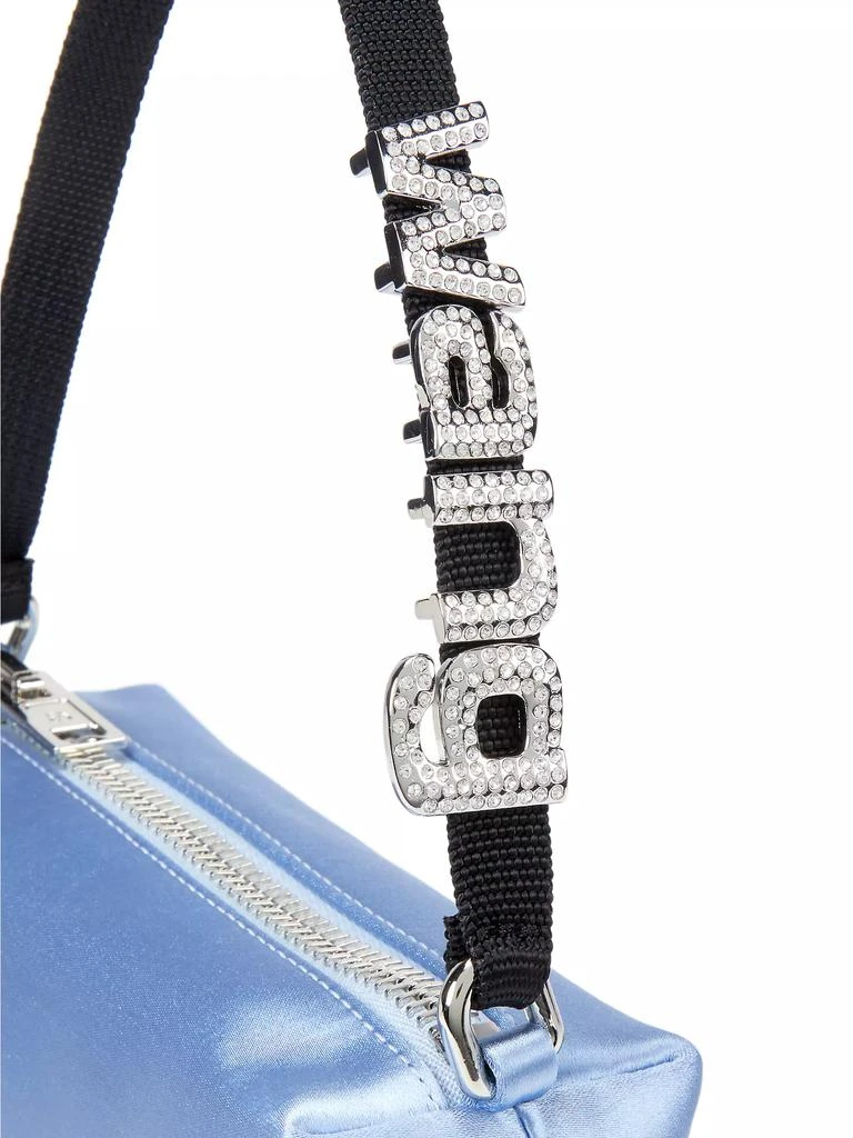 商品Alexander Wang|Medium Heiress Crystal Charm Satin Pouch,价格¥2097,第4张图片详细描述