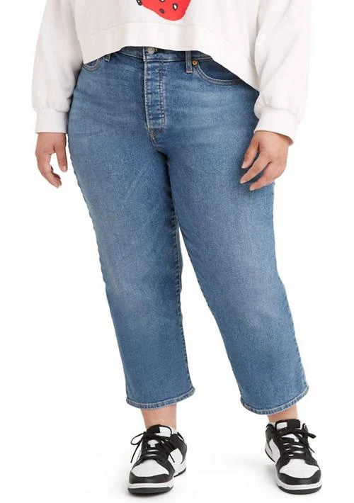 商品Levi's|S Plus Size Wedgie Straight Jeans,价格¥313,第1张图片