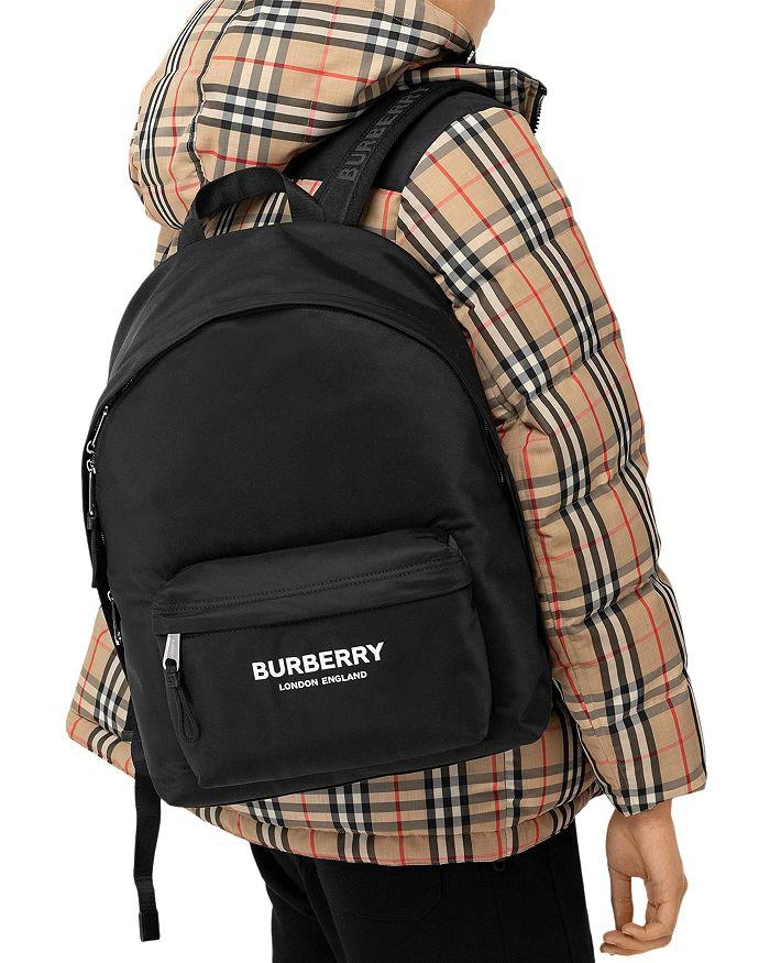 商品Burberry|Logo Print Nylon Backpack,价格¥8164,第3张图片详细描述