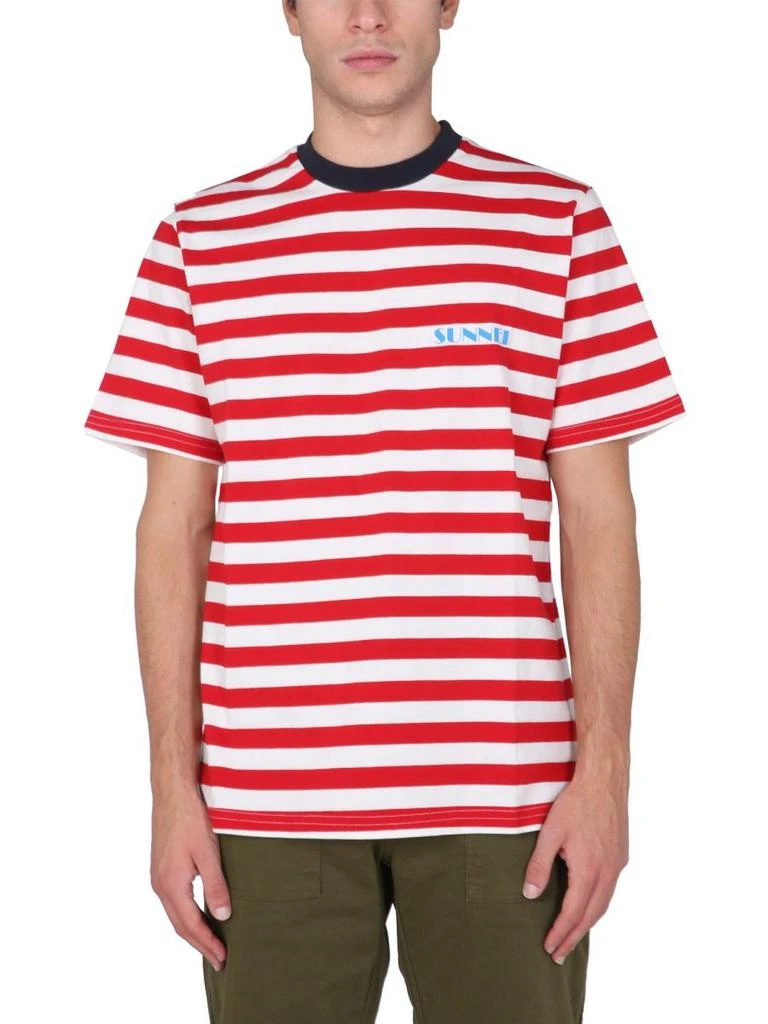 商品SUNNEI|Sunnei Striped Crewneck T-Shirt,价格¥749,第1张图片