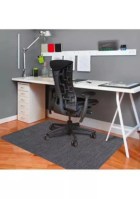 商品Bungalow Flooring|Flooring 9To5 Desk Chair Mat   Barbury Weave 3X4,价格¥750,第4张图片详细描述