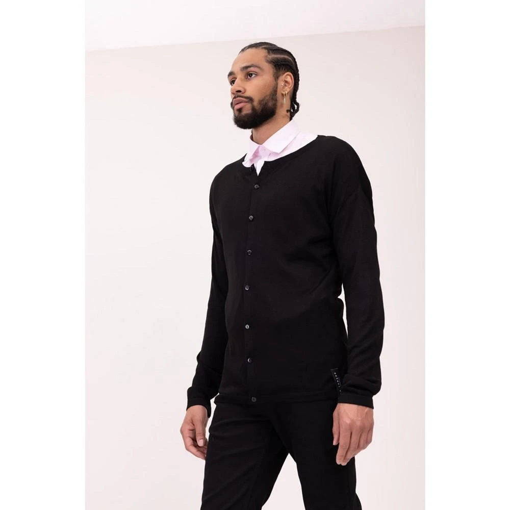 商品RON TOMSON|Men's Modern Lightweight Knit Shacket Sweater,价格¥1447,第3张图片详细描述