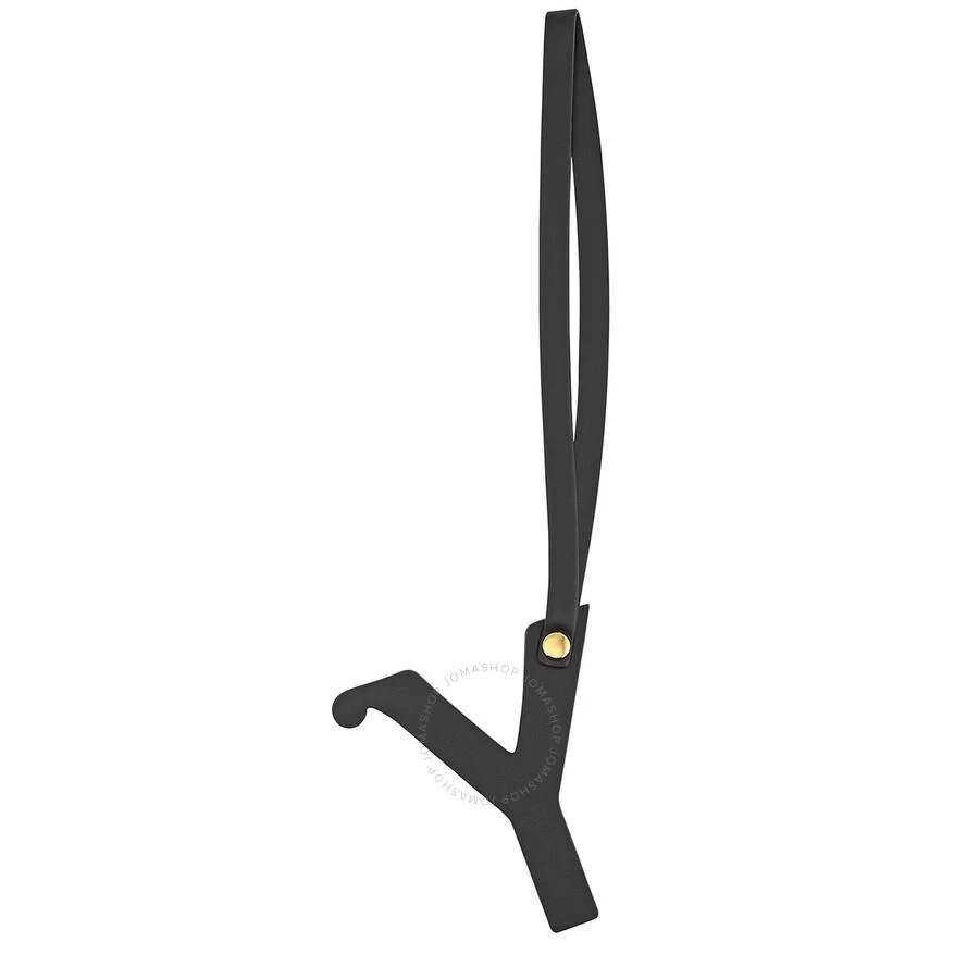 商品Burberry|Black/Light Gold Ladies Y studded Leather Charm,价格¥338,第3张图片详细描述