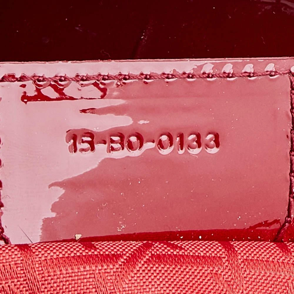 Dior Red Cannage Patent Leather Large Lady Dior Tote 商品