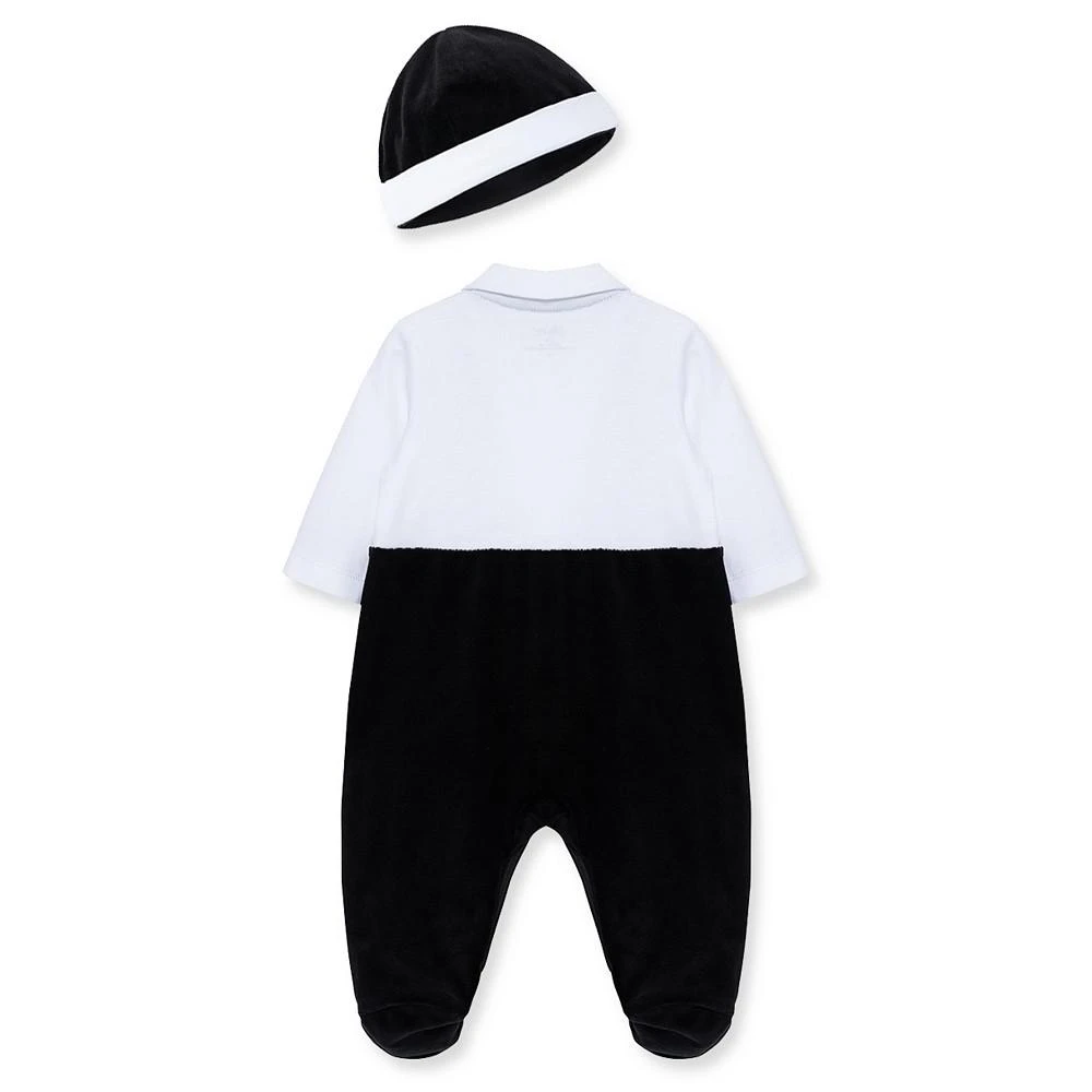 商品Little Me|Baby Boys Handsome Footed Pajamas and Hat Set,价格¥135,第2张图片详细描述