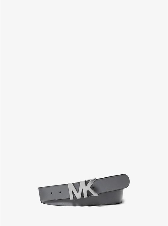 Leather Logo-Buckle Belt商品第2张图片规格展示
