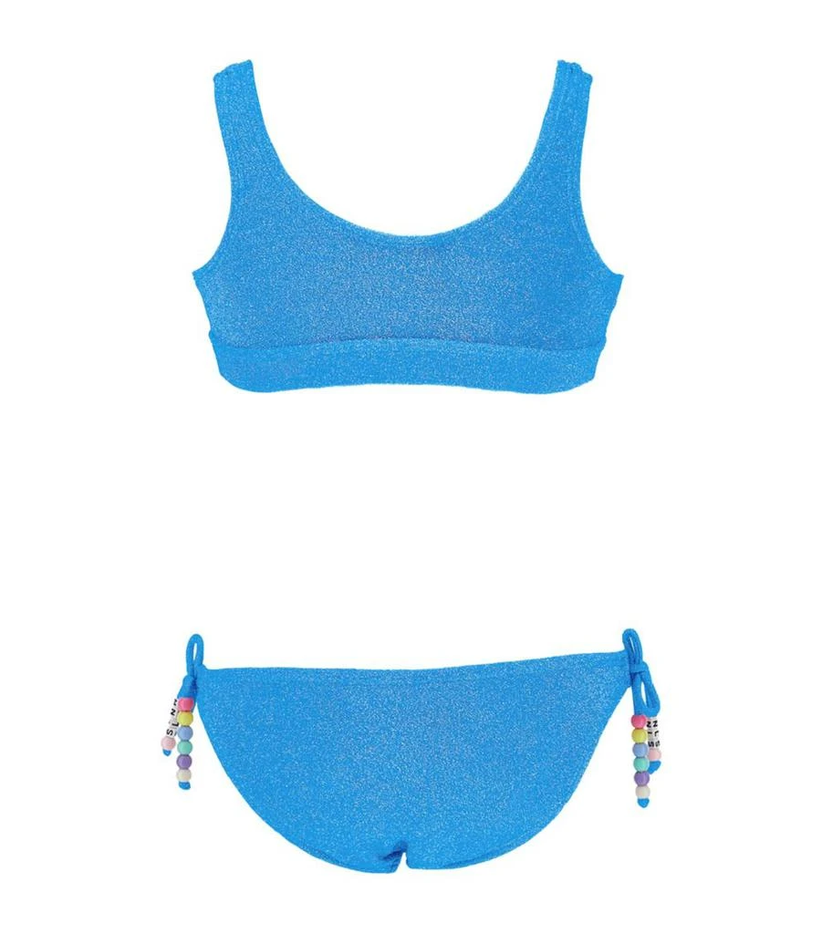 商品MONNALISA|Lurex Beaded Bikini (14-16 Years),价格¥596,第2张图片详细描述