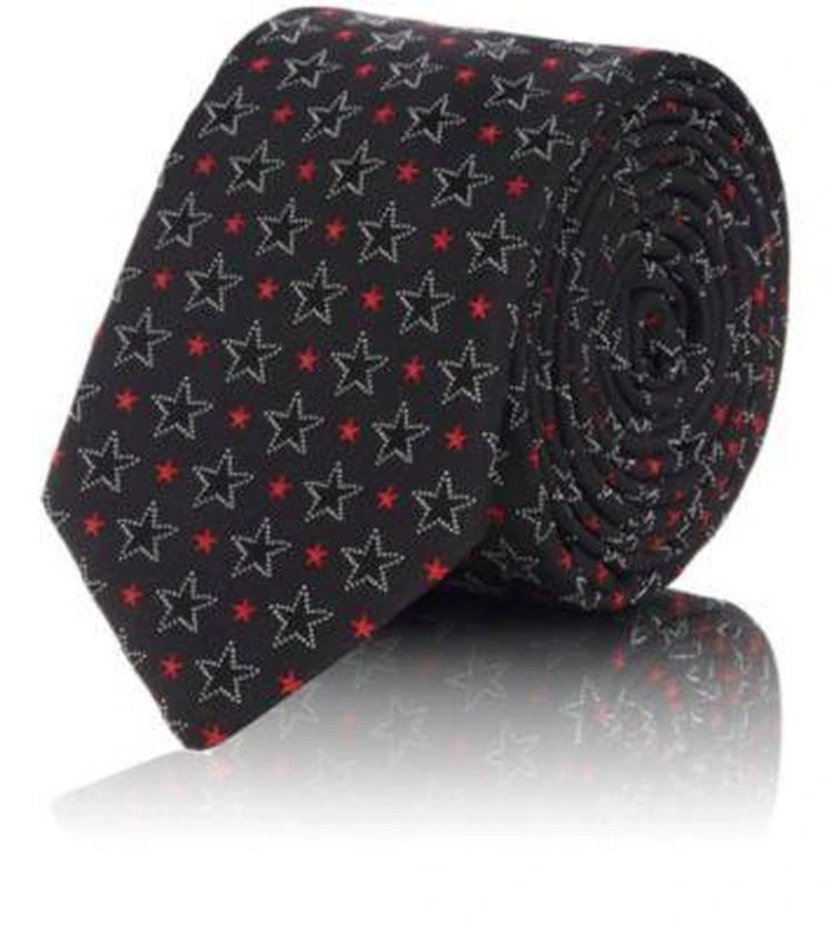 商品Givenchy|Star-Embroidered Silk Necktie,价格¥886,第2张图片详细描述