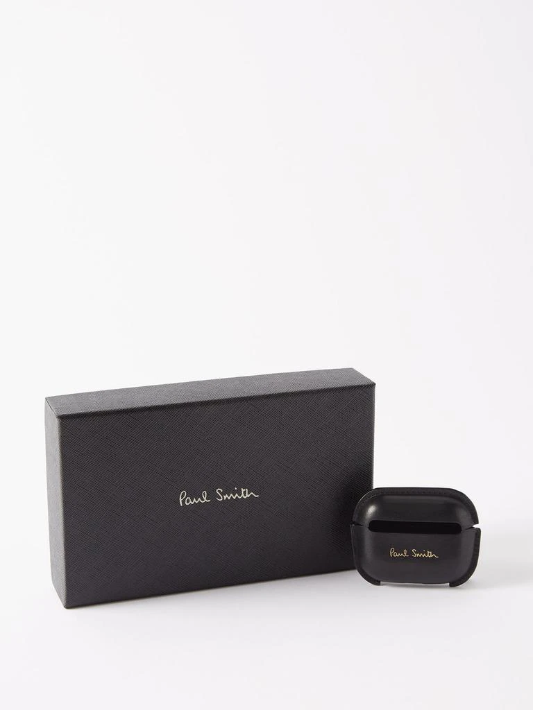 商品Paul Smith|Logo-print leather AirPods Pro case,价格¥721,第5张图片详细描述