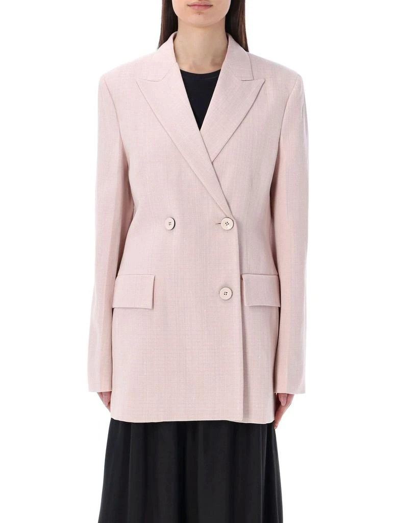 商品Jil Sander|Jil Sander Double-Breasted Long-Sleeved Blazer,价格¥8529,第1张图片