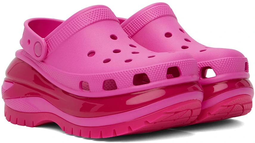 商品Crocs|Pink Mega Crush Clogs,价格¥440,第4张图片详细描述