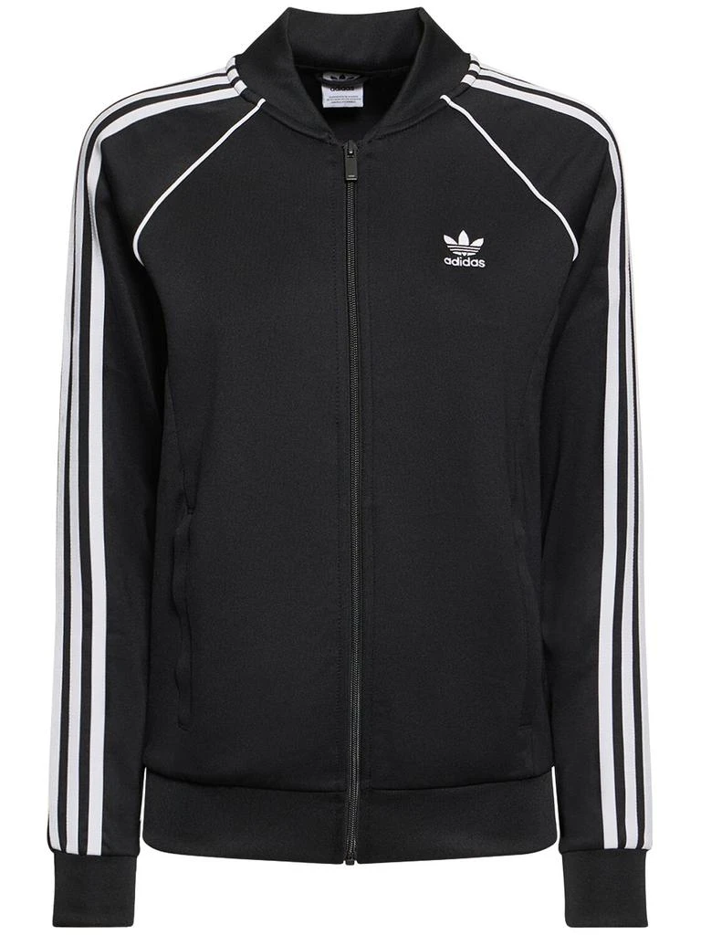 商品Adidas|3-stripes Cotton Blend Zip Track Top,价格¥398,第1张图片