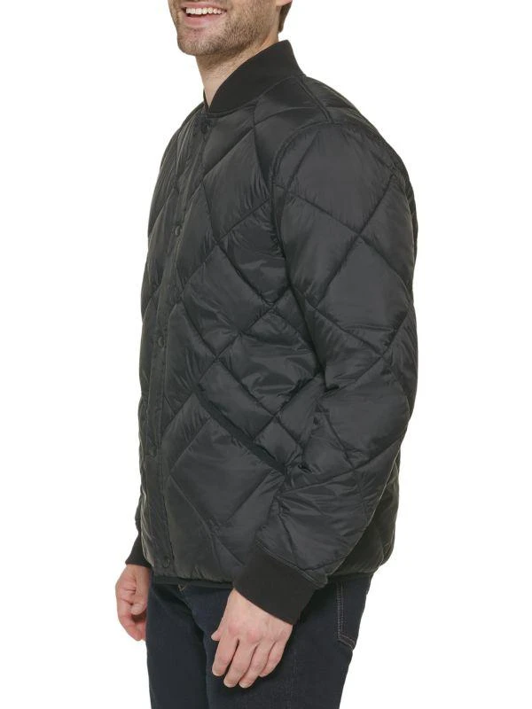 商品Calvin Klein|Reversible Quilted Snap Front Bomber,价格¥1051,第4张图片详细描述