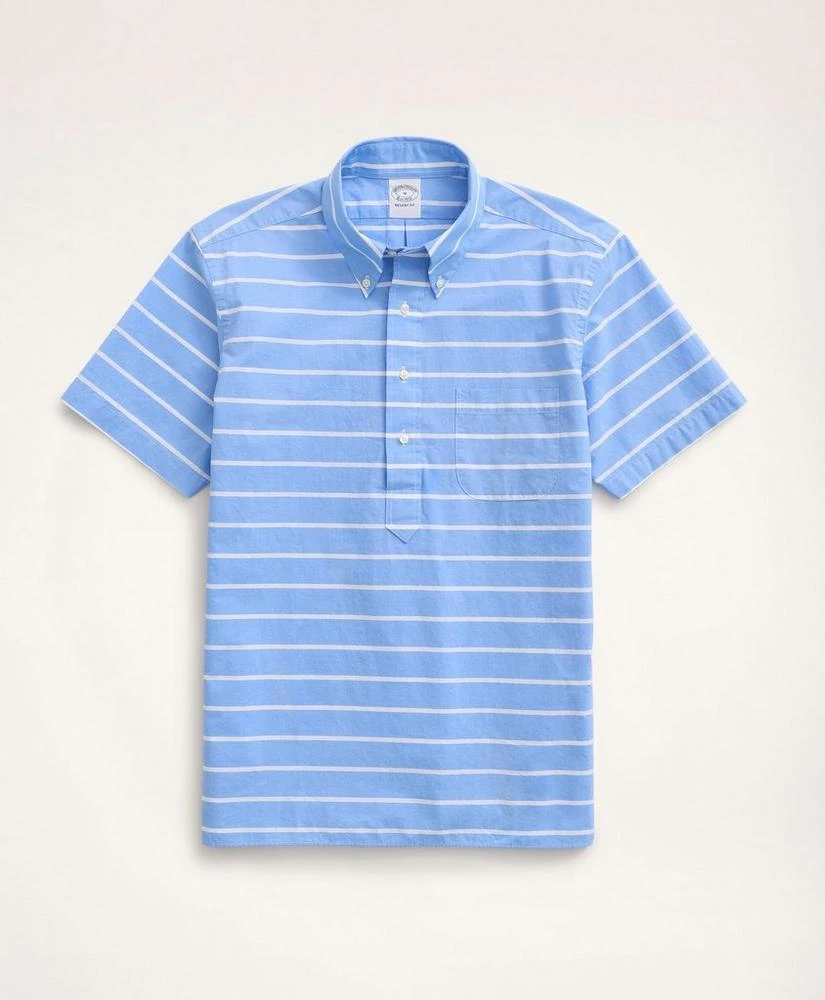 商品Brooks Brothers|Regent Regular-Fit Original Broadcloth Short-Sleeve Popover Shirt,价格¥319,第1张图片