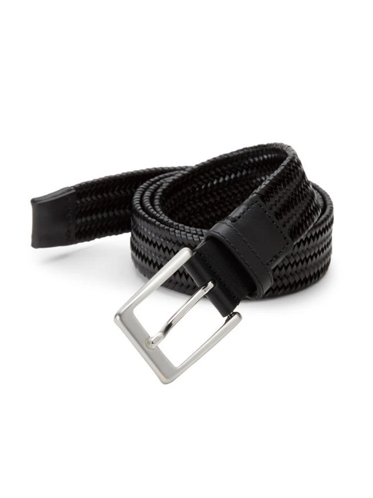 商品Saks Fifth Avenue|Basket Weave Leather Belt,价格¥320,第1张图片