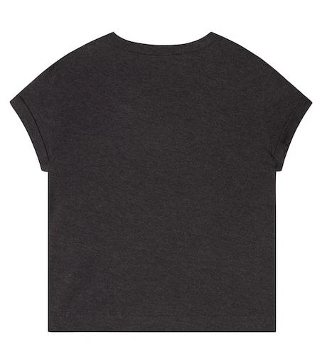 商品Brunello Cucinelli|Embellished cotton jersey T-shirt,价格¥1291,第4张图片详细描述