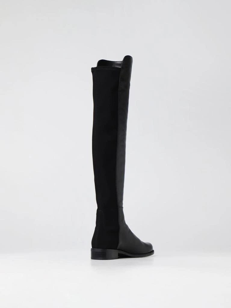 商品Stuart Weitzman|5050 Stuart Weitzman boot in leather and fabric,价格¥6298,第3张图片详细描述