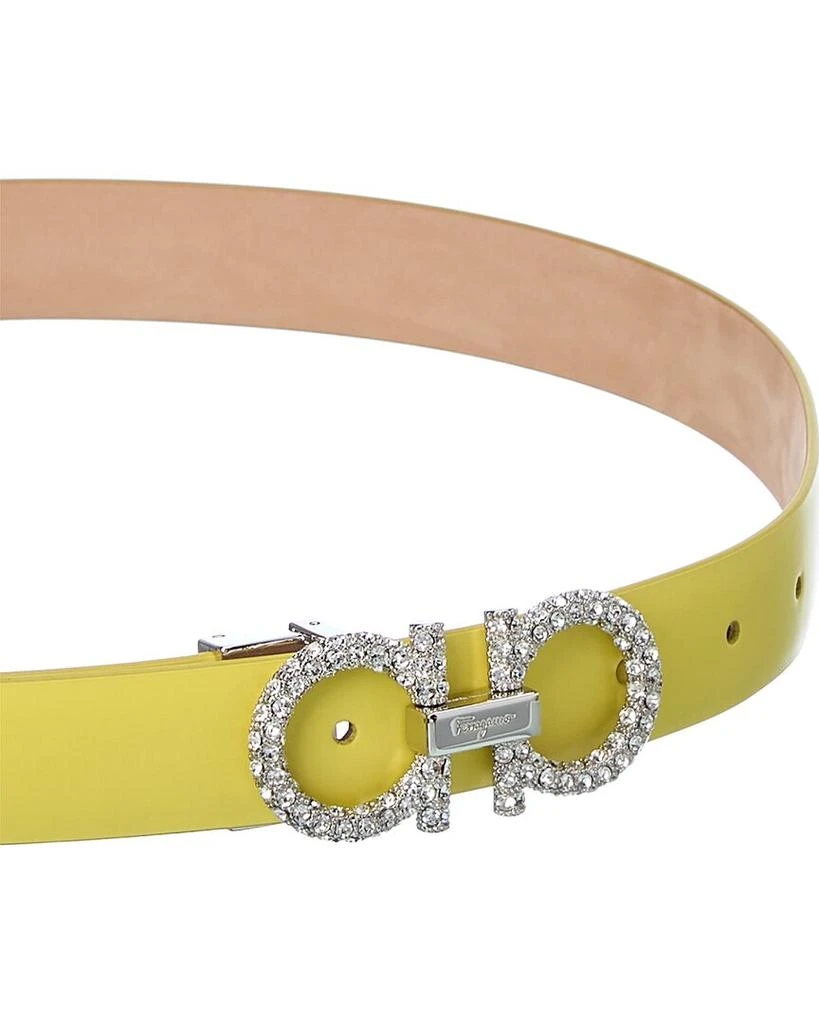 商品Salvatore Ferragamo|Salvatore Ferragamo Gancini Adjustable Leather Belt,价格¥2914,第2张图片详细描述