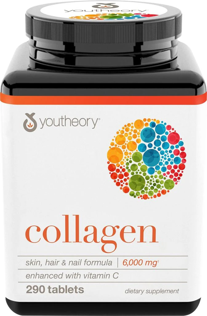 商品Youtheory|YouTheory Collagen 6000 mg 290 Tablets,价格¥143,第1张图片