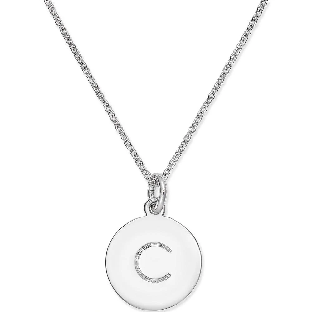 商品Kate Spade|Silver-Tone Disc Initials 18" Pendant Necklace,价格¥218,第1张图片