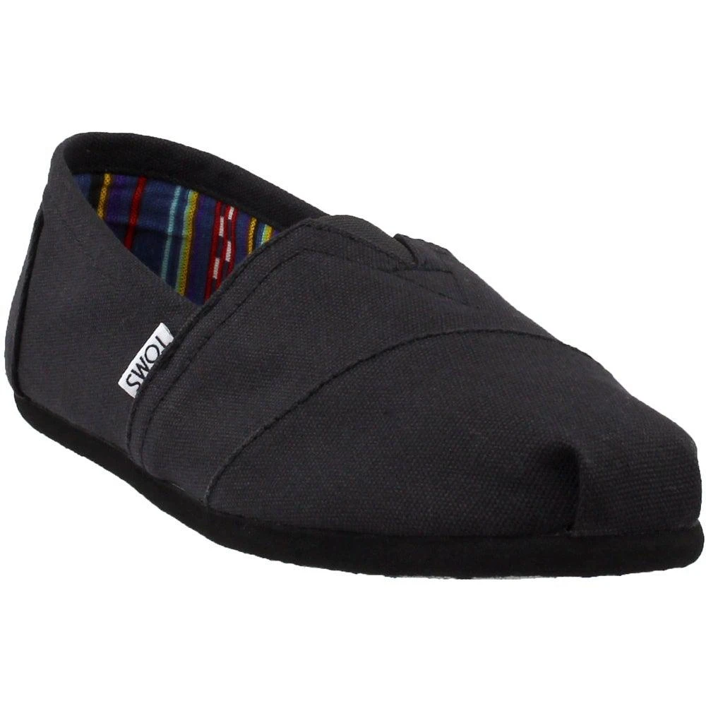 商品TOMS|黑色 纯色 男士懒人鞋帆布鞋 Alpargata,价格¥263,第2张图片详细描述