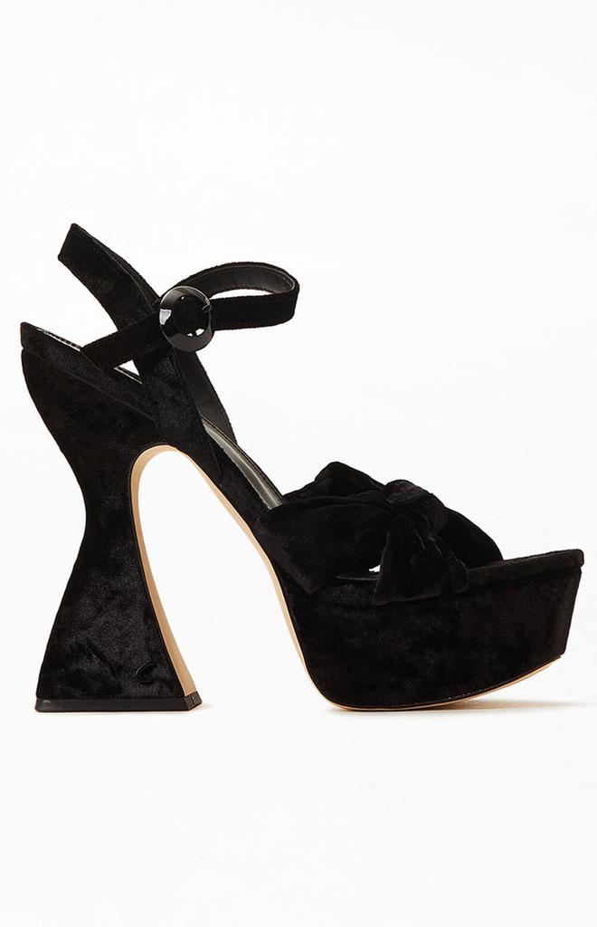 Women's Black Audrea Platform Heels商品第3张图片规格展示