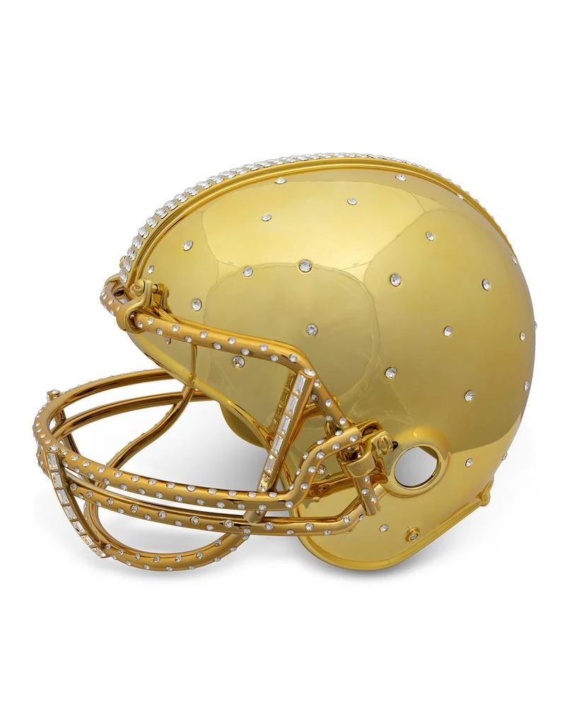 商品Crystamas|Golden Swarovski Football Helmet Decor,价格¥26980,第2张图片详细描述