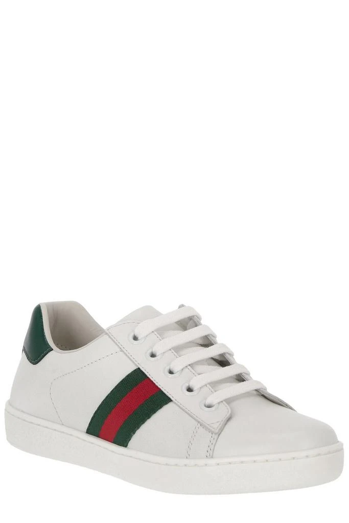 商品Gucci|Gucci Kids Ace Lace-Up Sneakers,价格¥1733,第2张图片详细描述