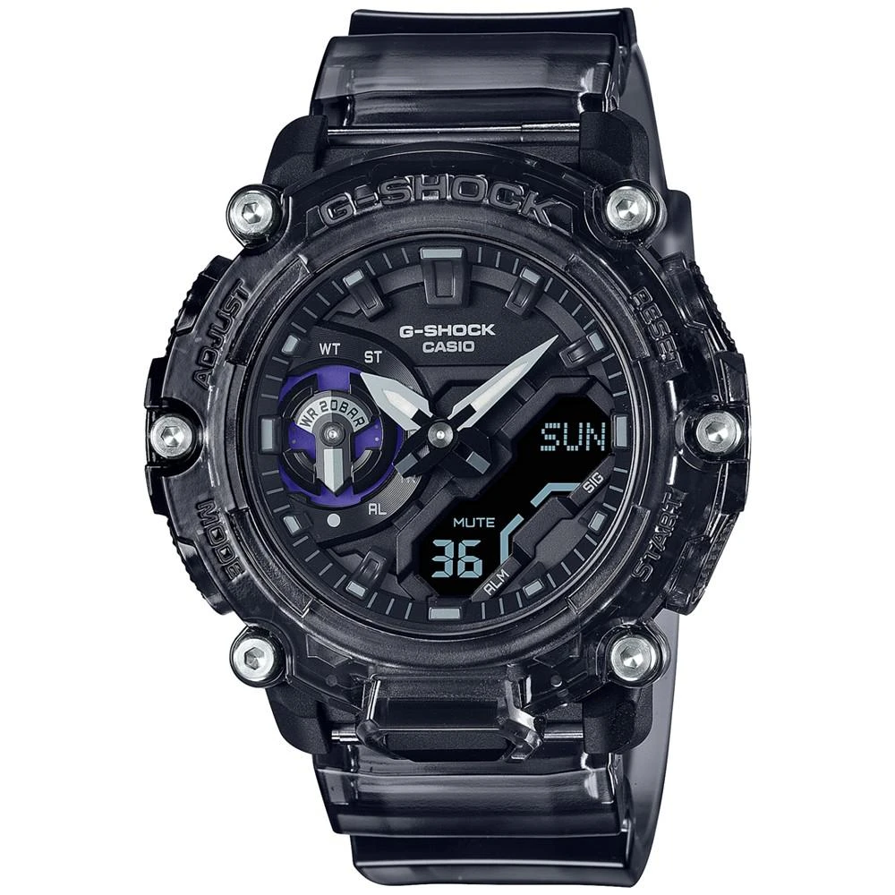 商品G-Shock|Men's Analog Digital Gray Resin Strap Watch 47mm,价格¥1046,第1张图片